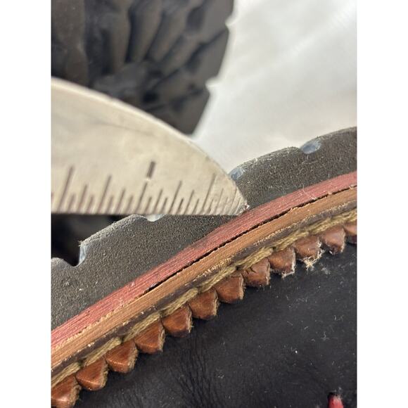 Marithe + Francois Girbaud Boots Black Red Stitch sz 43 MARITHE FRANCOIS GIRBAUD - Picture 10 of 15